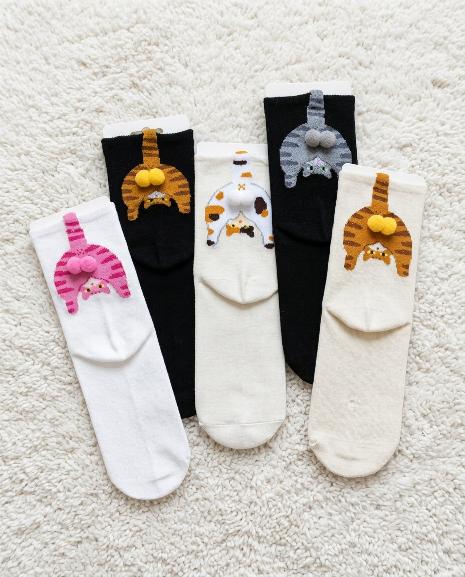 Kitty Balls Socks