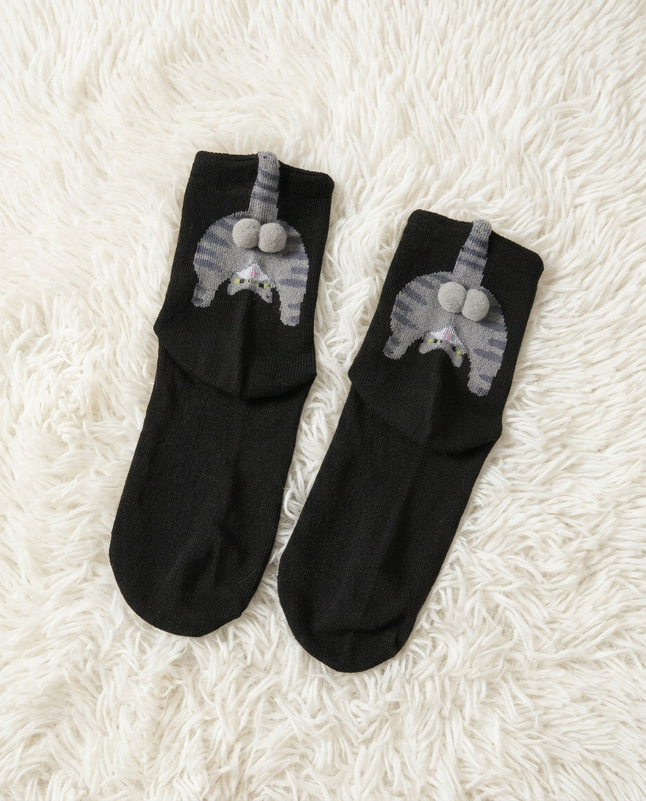 Kitty Balls Socks
